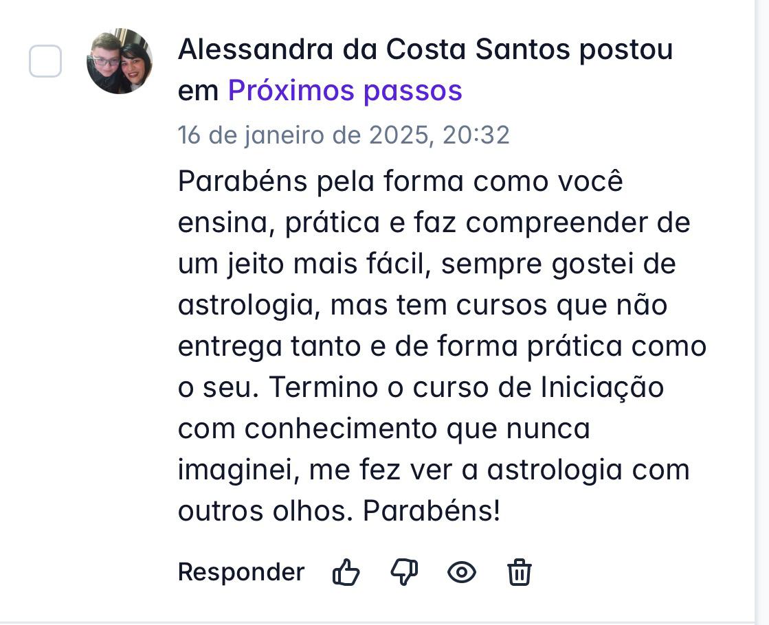 Depoimento de aluno 11