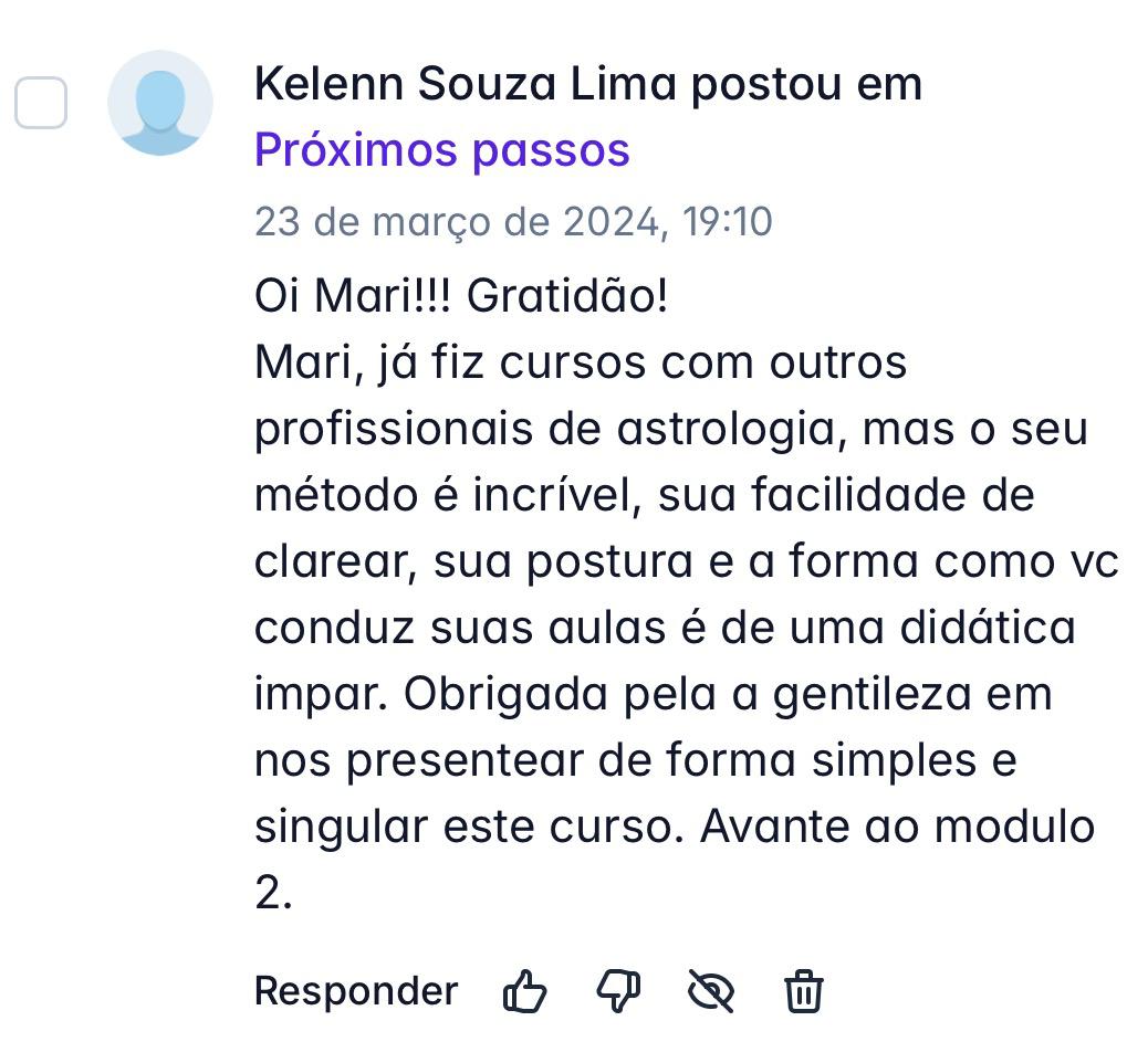 Depoimento de aluno 3